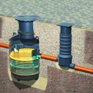 KESSEL Fettabscheider EasyClean ground Standard NS 2 / 80D